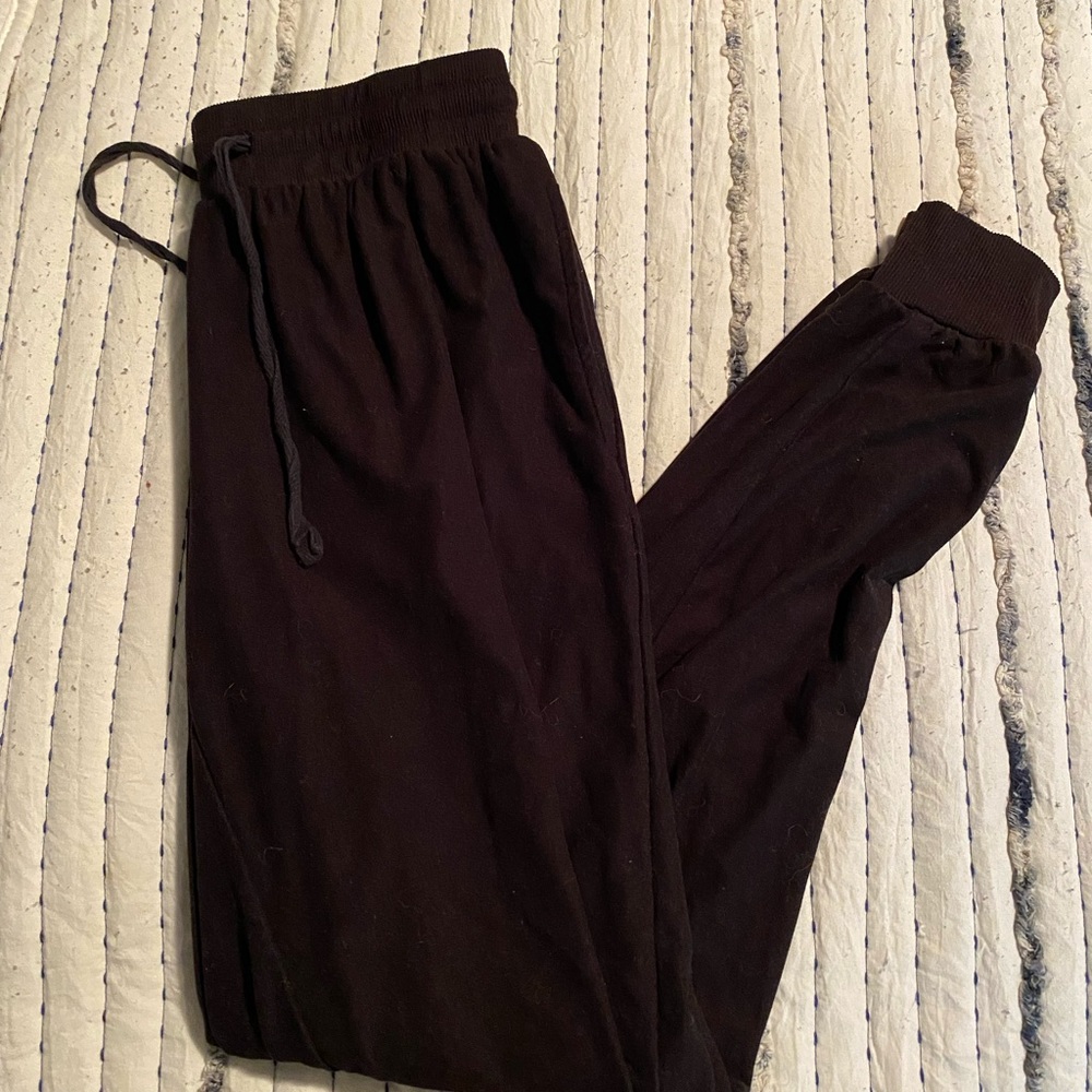 Black joggers